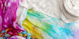 How to Ice Dye Silk Brick with Acid Dyes